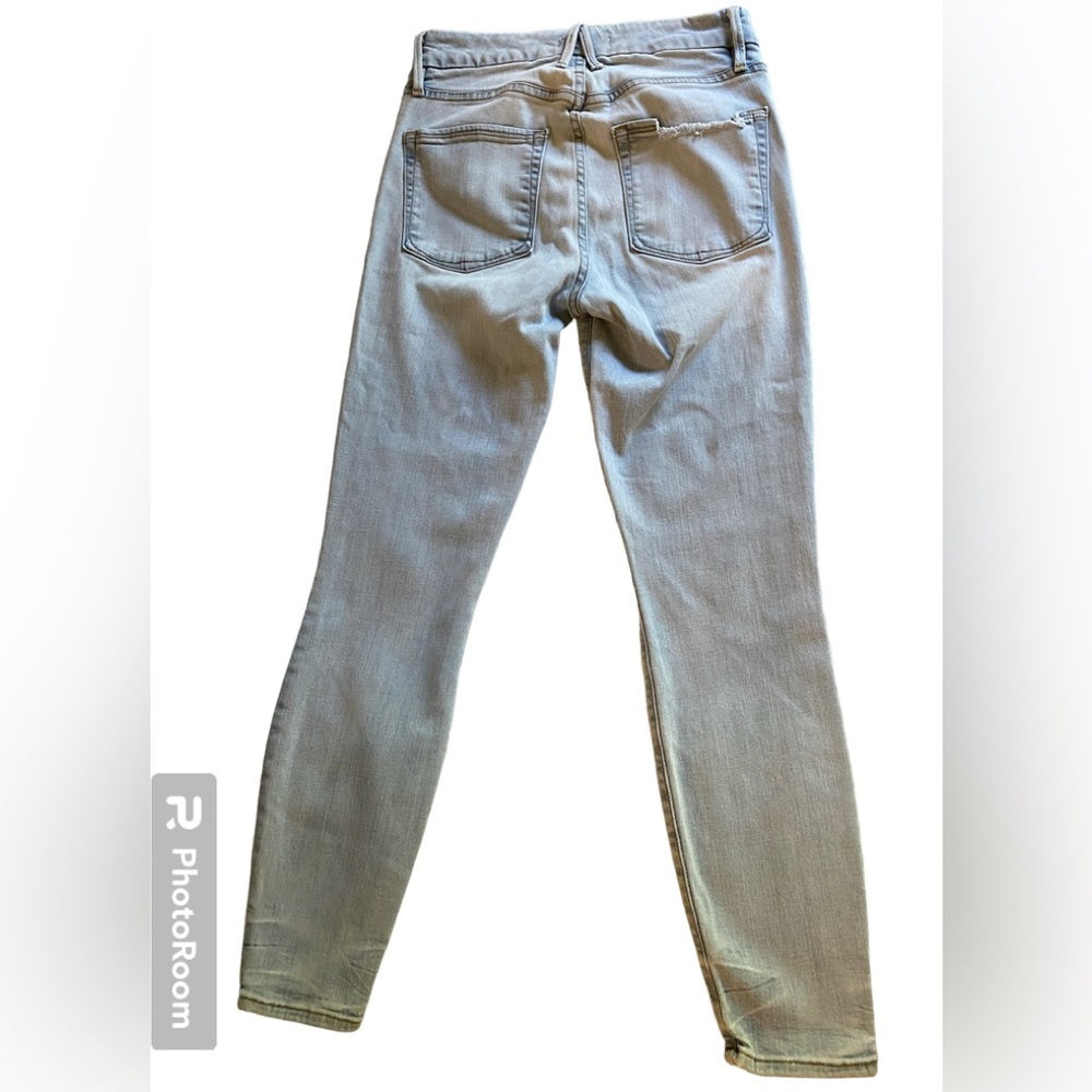 Good American Good Legs Skinny Jeans Light Blue (124) RN#151301 Size 0/25 - Picture 4 of 11